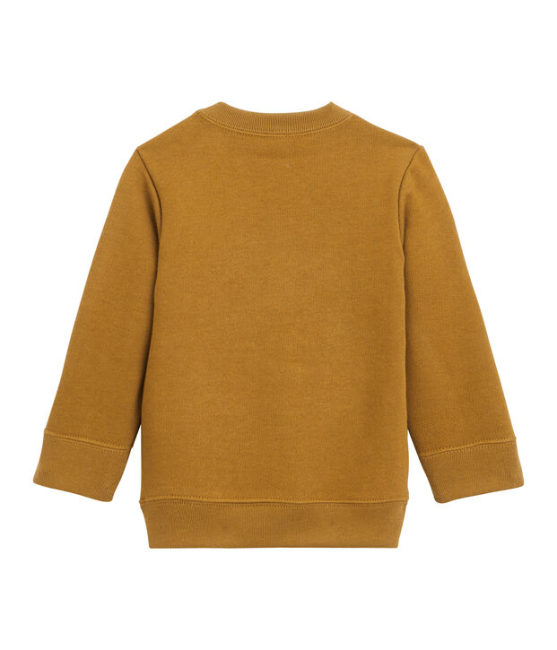 Baby-Sweatshirt aus Molton f&uuml;r Jungen braun