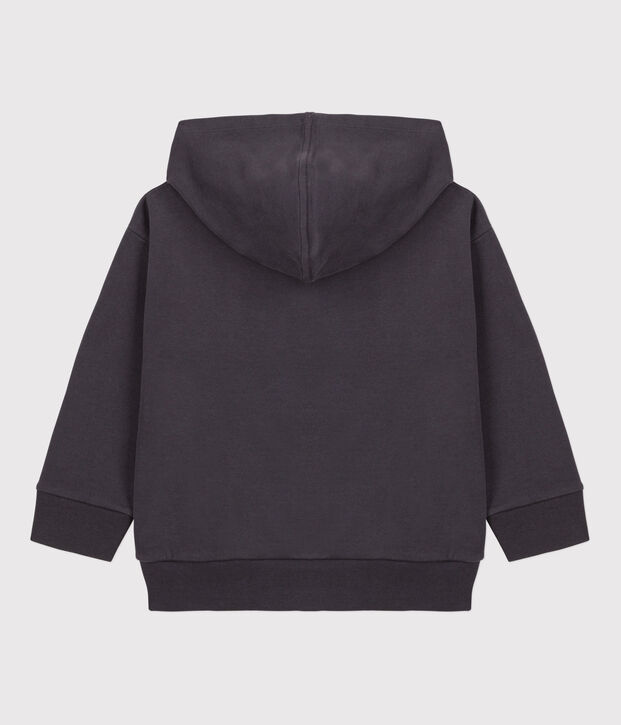 Kinder-Hoodie Petit Boat f&uuml;r Jungen, mit Rei&szlig;verschluss grau