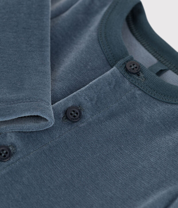 Baby-Cardigan aus Baumwollnicki grau