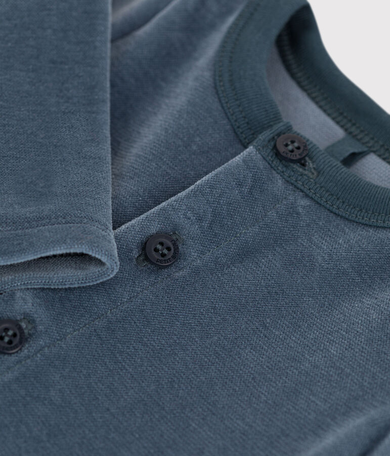 Baby-Cardigan aus Baumwollnicki grau