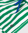 Baby-Badeshorts mit Streifenmuster grün MARSHMALLOW/ JARDIN