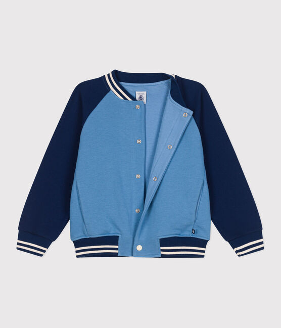 Kinder College-Jacke aus einfarbiger Baumwolle  ALASKA/ MEDIEVAL