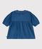 Langärmeliges Babykleid mit Kragen aus Denim blau DENIM CLAIR