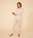Damenpyjama aus Baumwolle mit Herzmotiv