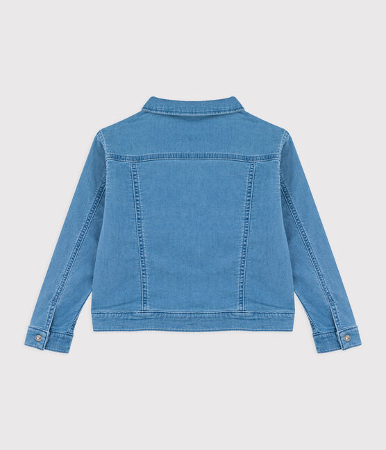 Kinder-Denim-Jacke Mädchen - Jungen blau DENIM CLAIR