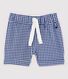 Baby-Vichy-Shorts aus Cotton Rich-Material für Jungen