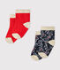 Baby-Mädchen-Socken im 2er-Set