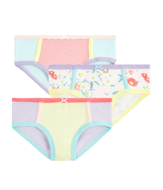 Trio Höschen mit hoher Taille für kleine Mädchen variante 1