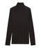 damen unterziehpullover aus leichter baumwolle schwarz NOIR