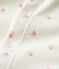 Fußloser Baby-Bodyjama aus Bio-Baumwolle  weiss MARSHMALLOW/weiss MULTICO