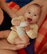 3er-Set langärmelige Baby-Bodys in Wickeloptik aus Baumwolle 