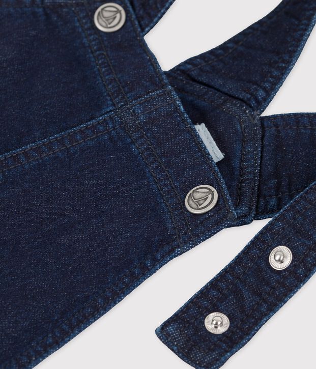 Latzkleid aus Denim f&uuml;r M&auml;dchen blau