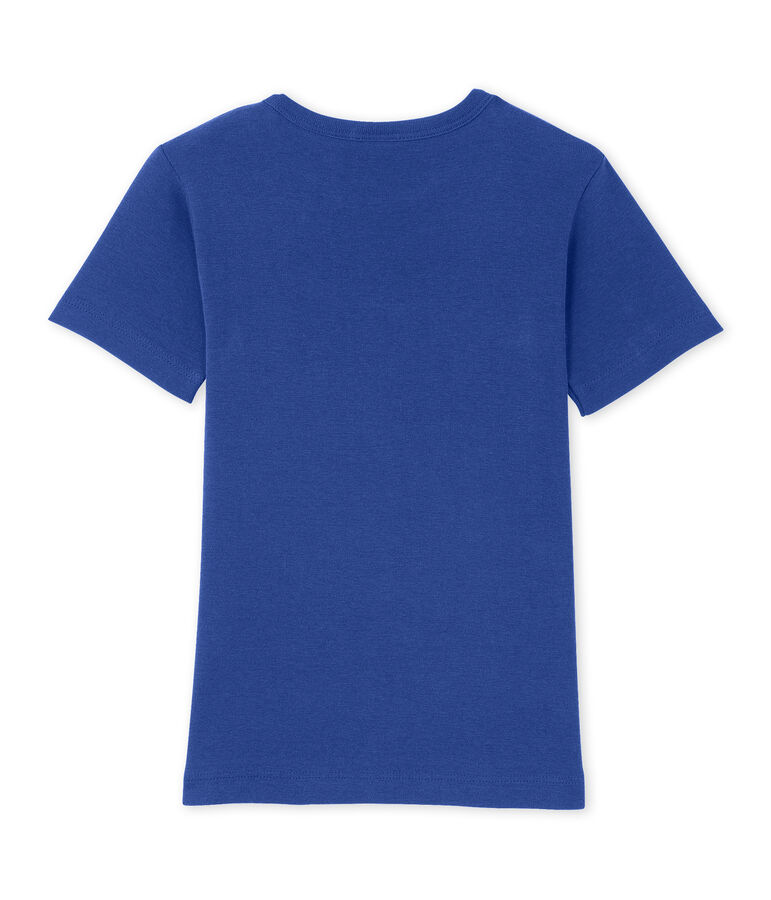 Jungen-T-Shirt mit Motiv blau Peter