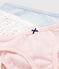 3er-Set Unterhosen aus Bio-Baumwolle mit buntem Polka-Dot-Muster für Mädchen variante 1