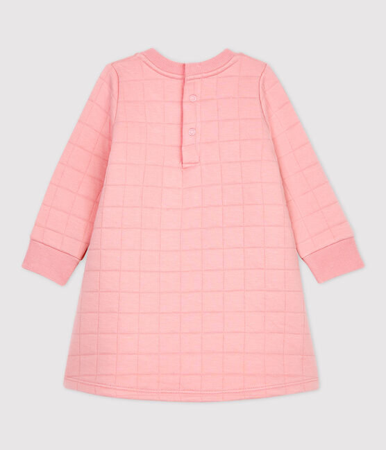 Gestepptes Baby-Kleid für Mädchen rosa CHARME