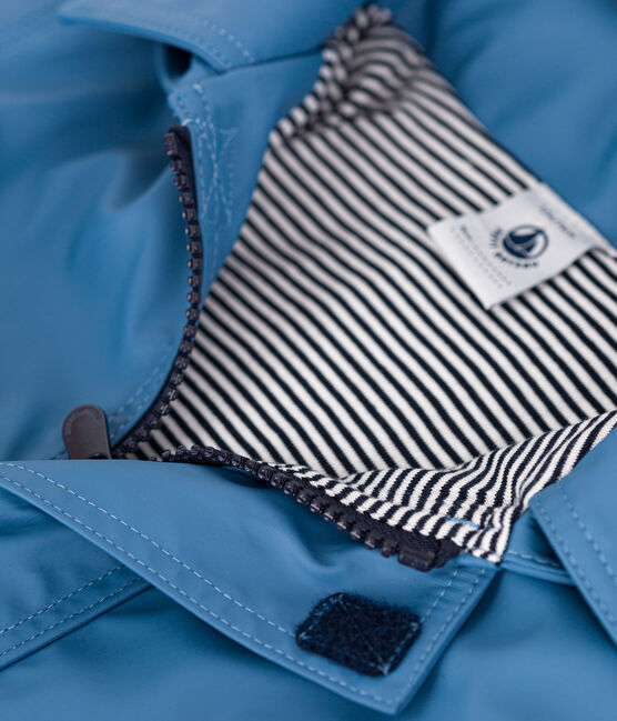 Ikonische Baby-Regenjacke blau BEACH