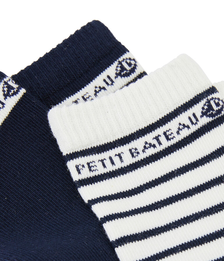 Set aus zwei Paar Kinderstr&uuml;mpfen f&uuml;r Jungen vielfarbig