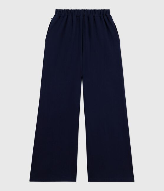 Damen-Hose aus Baumwolle blau SMOKING