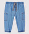 Baby-Hose aus hellem Denim Jungen blau DENIM CLAIR