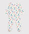 Baby-Strampler aus Baumwolle mit Paris-Printmotiv weiss MARSHMALLOW/weiss MULTICO