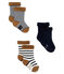 Set mit drei Paar kuschelig weichen, bequemen Frottee-Socken. variante 3