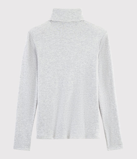 Klassischer Unterziehpullover aus Baumwolle für Damen grau BELUGA CHINE