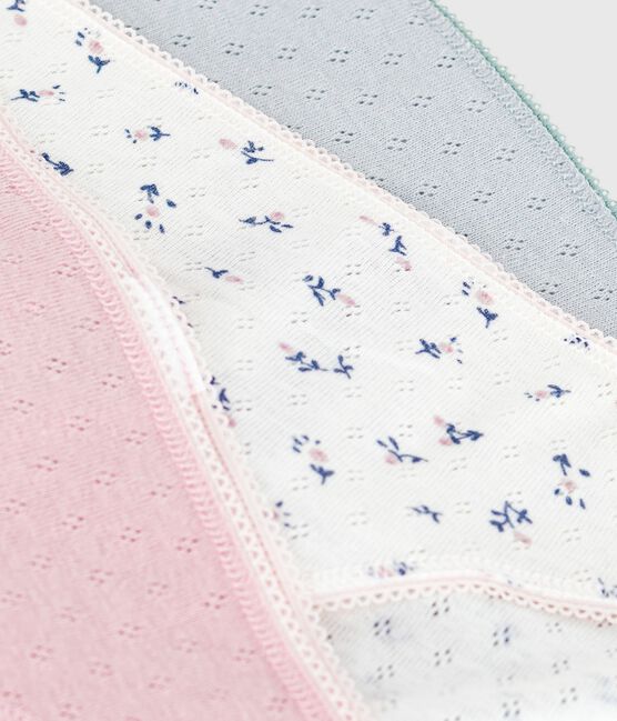 Set Damen Slips aus Baumwolle mit Lochstickerei variante 1