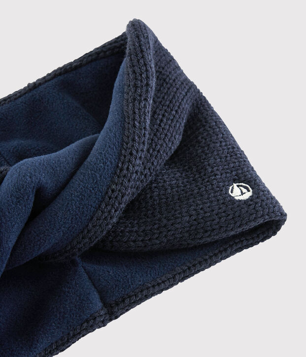 Kinder-Snood aus Strickstoff, in Flechtoptik ausgef&uuml;hrt M&auml;dchen - Jungen SMOKING