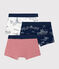 3er-Set Boxershorts mit Paris-Motiv im Toile-de-Jouy-Stil für Jungen variante 1