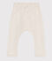 Babyhose aus dickem Jersey beige MONTELIMAR CHINE