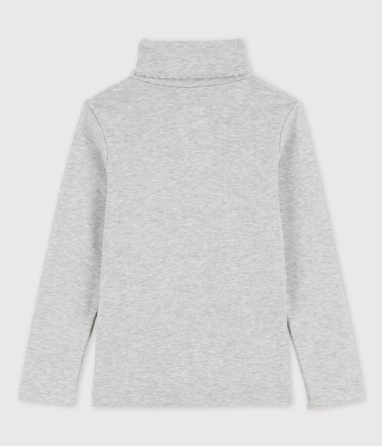 Unterziehpullover aus Baumwolle f&uuml;r M&auml;dchen / Jungen grau