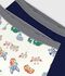 Set Kinder-Boxershorts aus Baumwolle mit Tiergesichtern vielfarbig