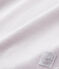 Unisex-Baby-Decke mit Milleraies-Ringelmuster rosa VIENNE/weiss ECUME
