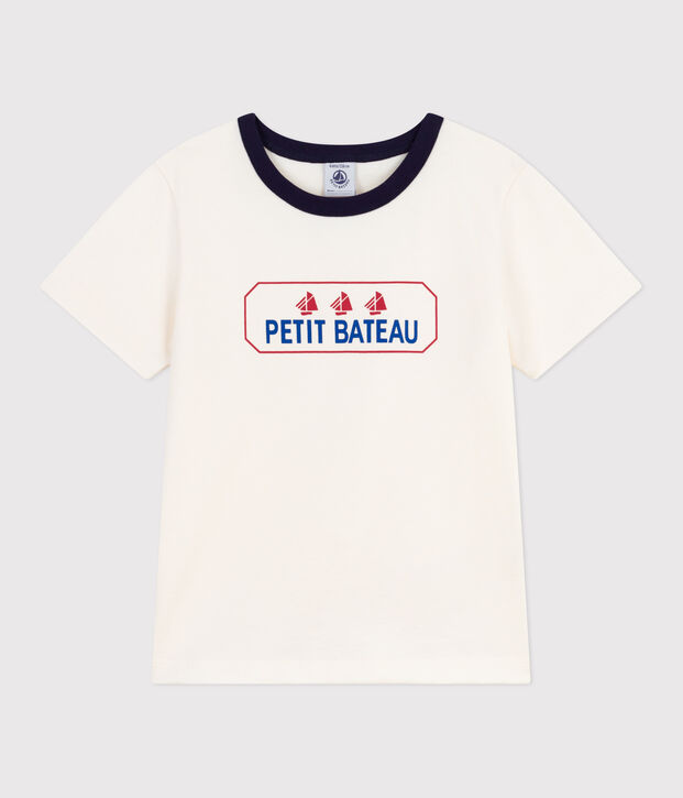 Kurz&auml;rmeliges Kinder-T-Shirt mit Muster MILK