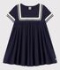 Kurzärmeliges Kleid aus Bio-Baumwolle für Mädchen