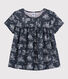 Kurzärmeliges Kinder-Kleid aus Doppeljersey für Mädchen