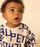Baby-Sweatshirt aus bedrucktem Molton weiss AVALANCHE/ MULTICO