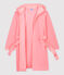 Morgenmantel aus Fleece für Kinder rosa GRETEL