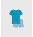 blau/vielfarbig
