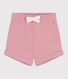 Baby-Shorts aus einfarbiger Baumwolle