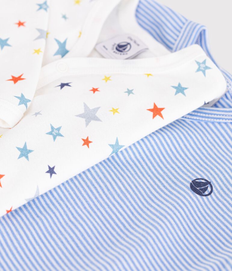 Strampler-Set aus bedruckter Baumwolle variante 1