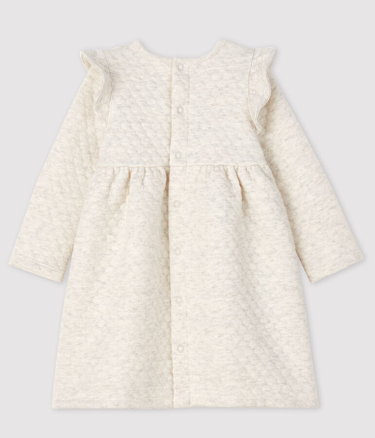 Lang&auml;rmeliges Baby-Kleid f&uuml;r M&auml;dchen beige