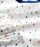 Kurzärmeliger Kinderpyjama aus Bio-Baumwolle mit mehrfarbigem Buchstaben-Print für Jungen weiss MARSHMALLOW/weiss MULTICO