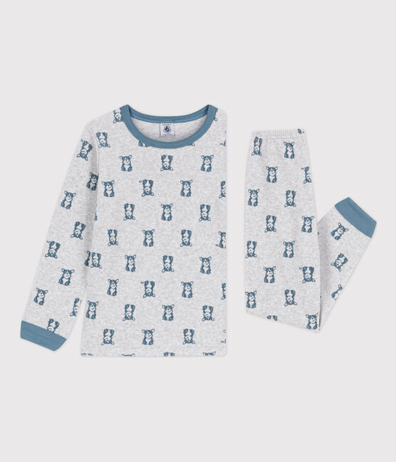Kinderpyjama aus Nicki grau POUSSIERE/ ROVER