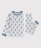 Kinderpyjama aus Nicki grau POUSSIERE/ ROVER