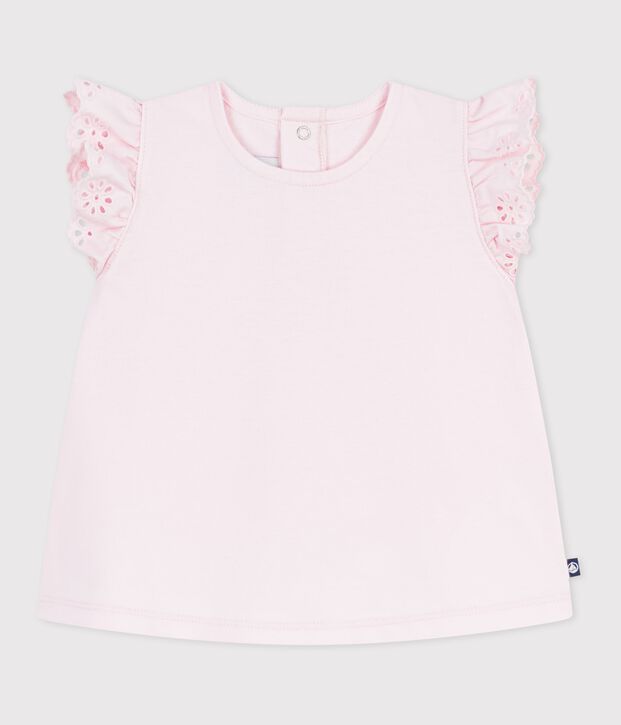 Kurz&auml;rmeliges Baby-T-Shirt aus einfarbiger Baumwolle BARELY