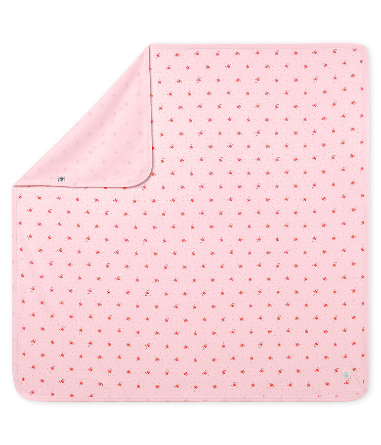 Gemusterte baby-laken unisex rosa/vielfarbig