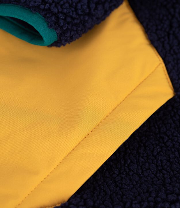 Kinder-Jacke aus Sherpa im Colorblock SMOKING