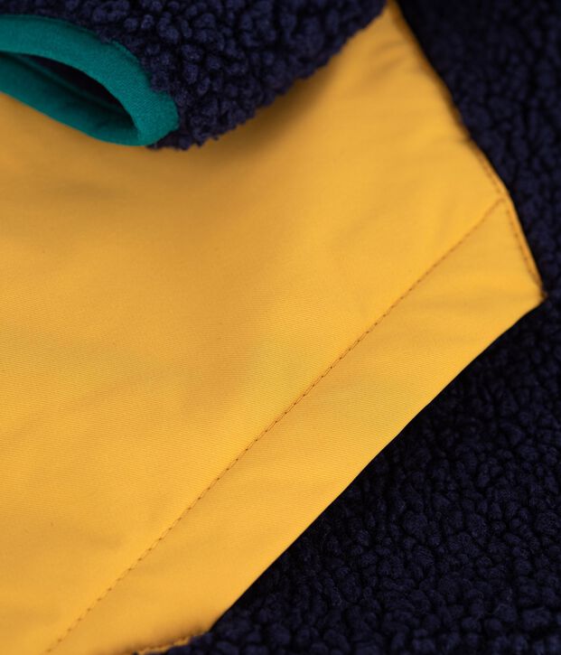 Kinder-Jacke aus Sherpa im Colorblock SMOKING