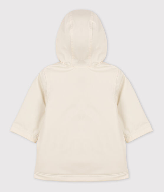 Gesteppte Baby-Regenjacke aus recyceltem Material naturfarben AVALANCHE